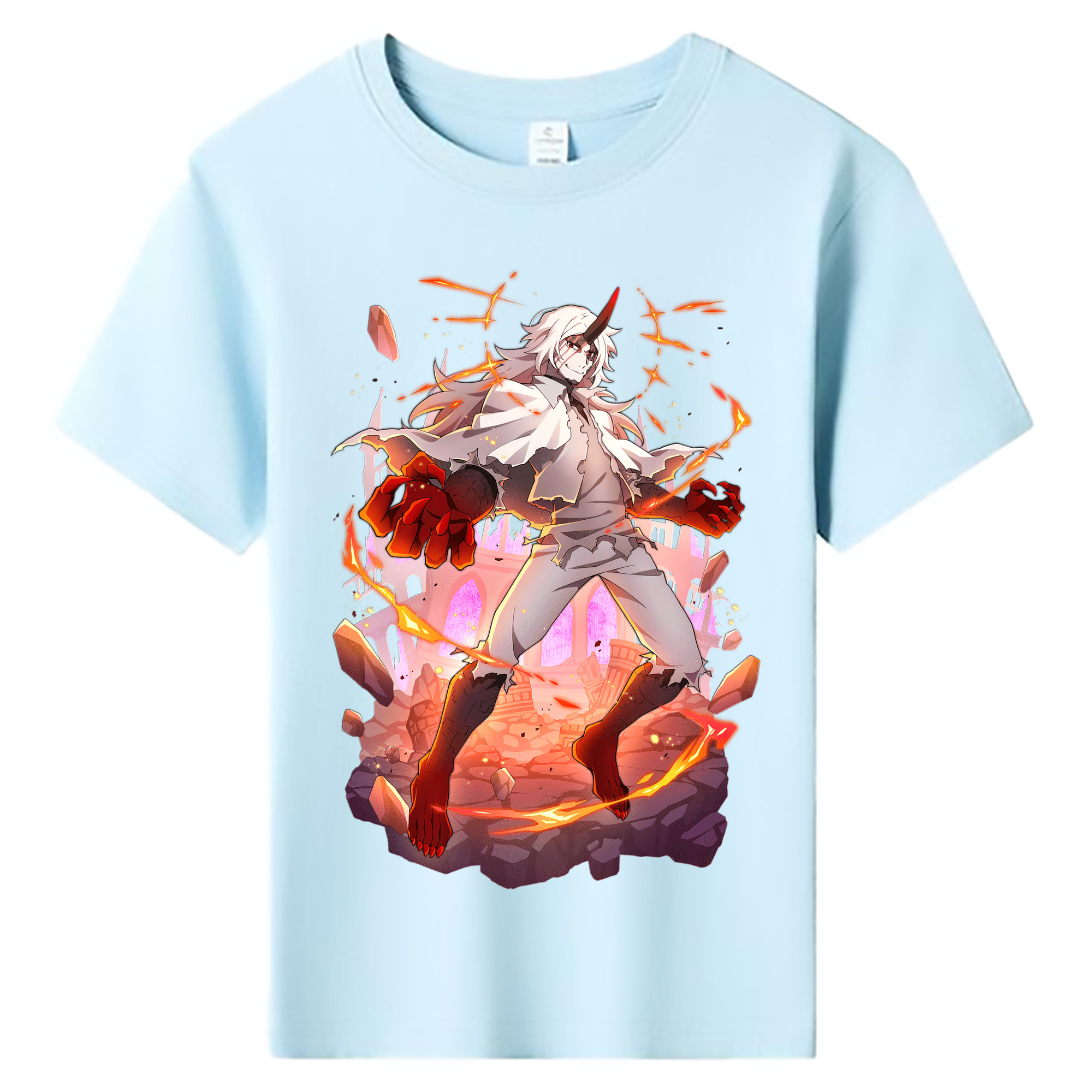 （画像用） 文豪ストレイドッグス Bungo Stray Dogs 綿100％キッズTシャツ（フロントプリント）